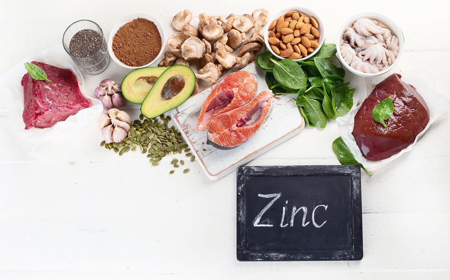 Цинк - свойства, симптоми на недостиг, добавки